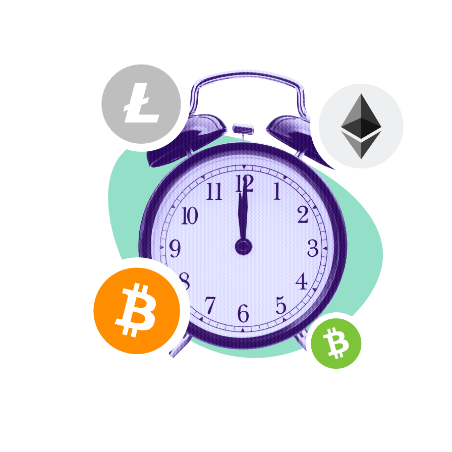 crypto clock icon